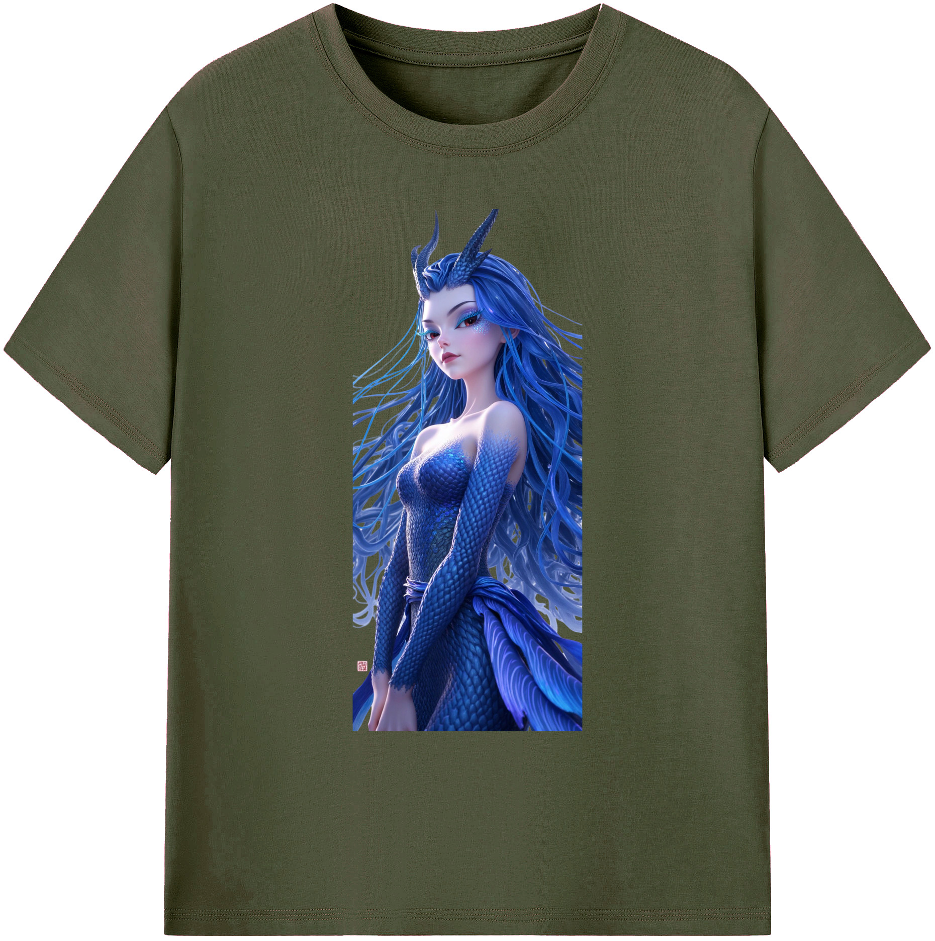 （画像用） Ne Zha 2 ナタ 魔童の大暴れ 綿100％ メンズ半袖Tシャツ｜肌触りやわらか＆通気性